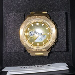 Activa X Invicta Digital Unisex Watch - 45.5mm, Gold